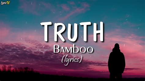 bamboo lyrics|truth lyrics bamboo.